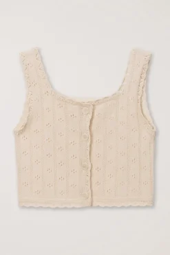 BUSTIER KNIT TOP