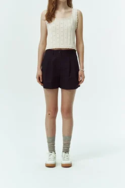 BUSTIER KNIT TOP