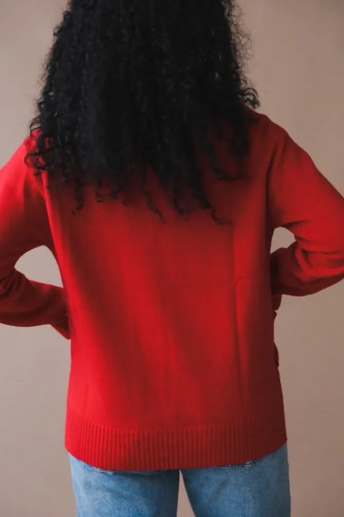CASHMERE BLEND CREWNECK KNIT