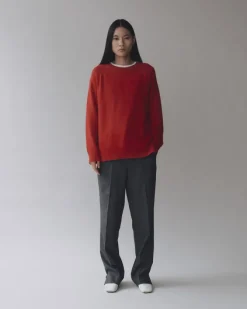 CASHMERE BLEND CREWNECK KNIT