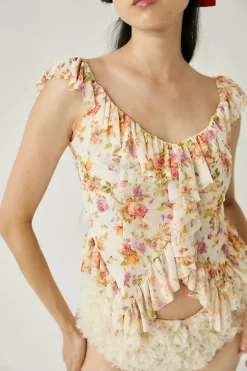 CASPIA RUFFLE TOP