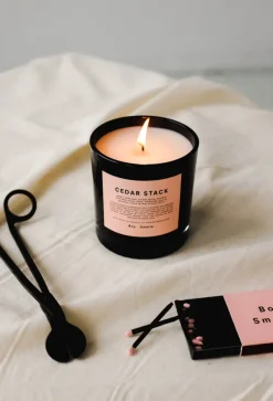 CEDAR STACK CANDLE