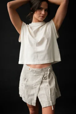 CHARI NATURAL SKIRT