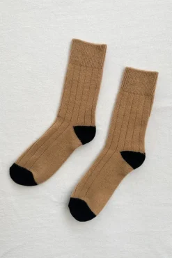CLASSIC CASHMERE SOCKS CAMEL
