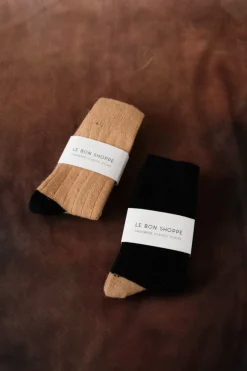 CLASSIC CASHMERE SOCKS CAMEL