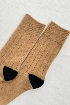 CLASSIC CASHMERE SOCKS CAMEL