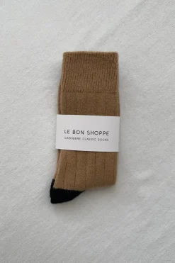 CLASSIC CASHMERE SOCKS CAMEL