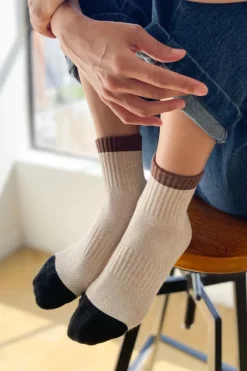 COLOR BLOCK GIRLFRIEND SOCKS