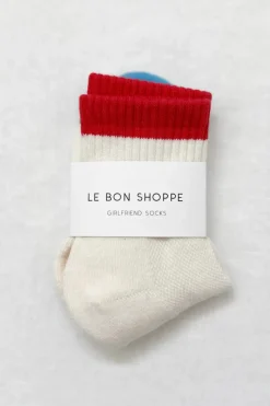 COLOR BLOCK GIRLFRIEND SOCKS