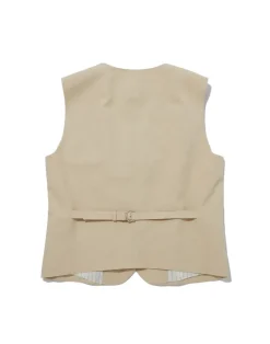 COTTON LINEN VEST