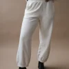 COTTON TERRY BALLOON PANTS