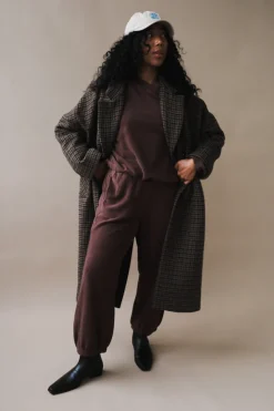 COTTON TERRY BALLOON PANTS