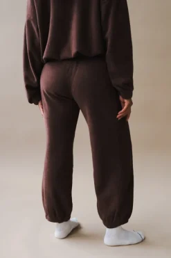 COTTON TERRY BALLOON PANTS