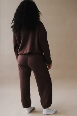 COTTON TERRY BALLOON PANTS