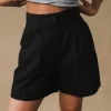COTTON-LINEN SHORTS
