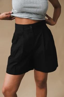 COTTON-LINEN SHORTS