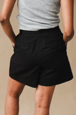 COTTON-LINEN SHORTS