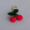 CROCHET CHERRY BAG CHARM