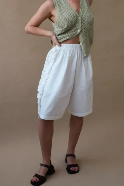 CROCHET OPEN KNIT VEST