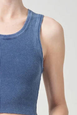 CROPPED POPPY TANK