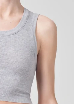 CROPPED POPPY TANK