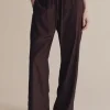 DRAWSTRING WIDE LEG PANTS