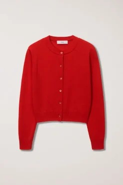 ESSENTIAL CREWNECK KNIT CARDIGAN