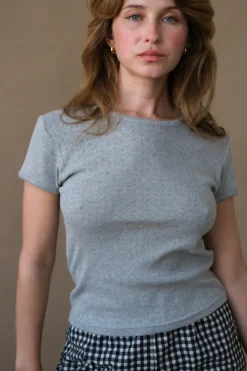 ESSENTIAL POINTELLE TEE