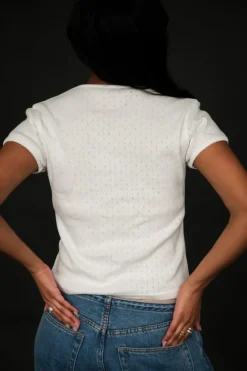 ESSENTIAL POINTELLE TEE