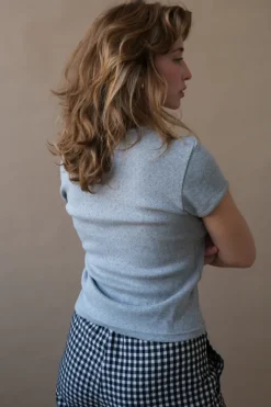 ESSENTIAL POINTELLE TEE