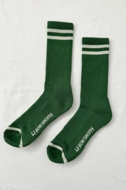 EXTENDED BOYFRIEND SOCKS MOSS
