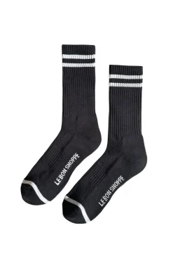 EXTENDED BOYFRIEND SOCKS NOIR