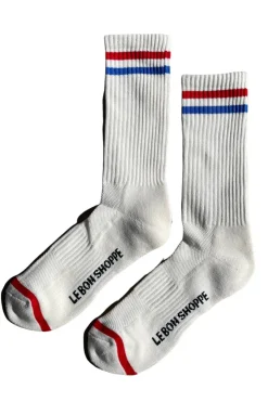 EXTENDED BOYFRIEND SOCKS MILK
