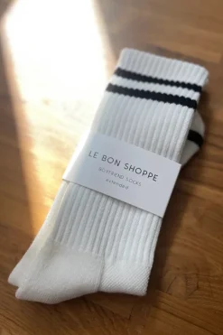 EXTENDED BOYFRIEND SOCKS CLASSIC WHITE