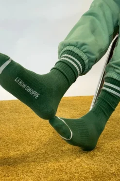 EXTENDED BOYFRIEND SOCKS MOSS