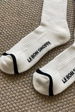 EXTENDED BOYFRIEND SOCKS CLASSIC WHITE