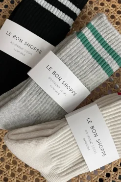 EXTENDED BOYFRIEND SOCKS LIGHT GREY