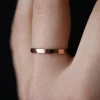 EXTRA THICK HAMMERED RING