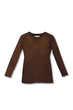 FADED-EFFECT COTTON FITTED T-SHIRT