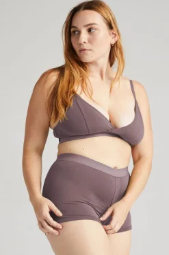 FEMME BOXER PLUM SMOKE