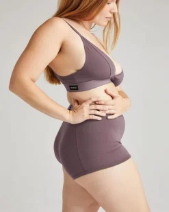 FEMME BOXER PLUM SMOKE