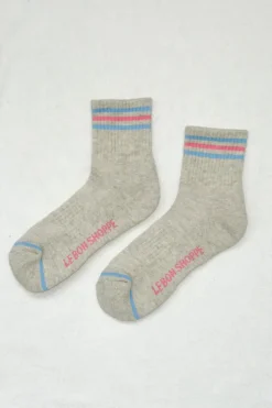 GIRLFRIEND SOCKS BRIGHT GREY