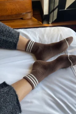 GIRLFRIEND SOCKS MAHOGANY