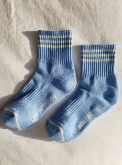 GIRLFRIEND SOCKS PARISIAN BLUE