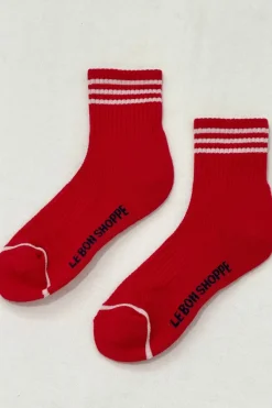 GIRLFRIEND SOCKS SCARLET