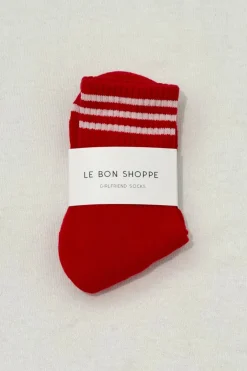 GIRLFRIEND SOCKS SCARLET