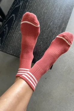 GIRLFRIEND SOCKS TERRACOTTA
