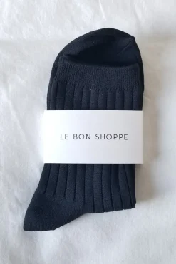 HER SOCKS TRUE BLACK