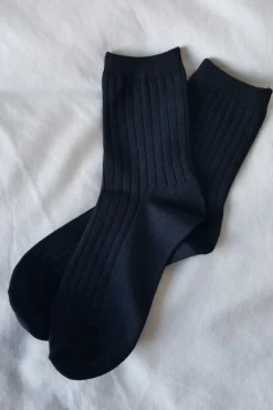 HER SOCKS TRUE BLACK
