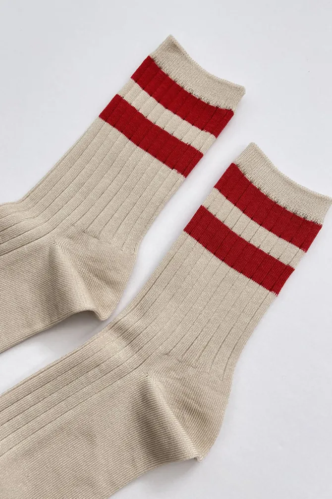 HER VARSITY SOCKS